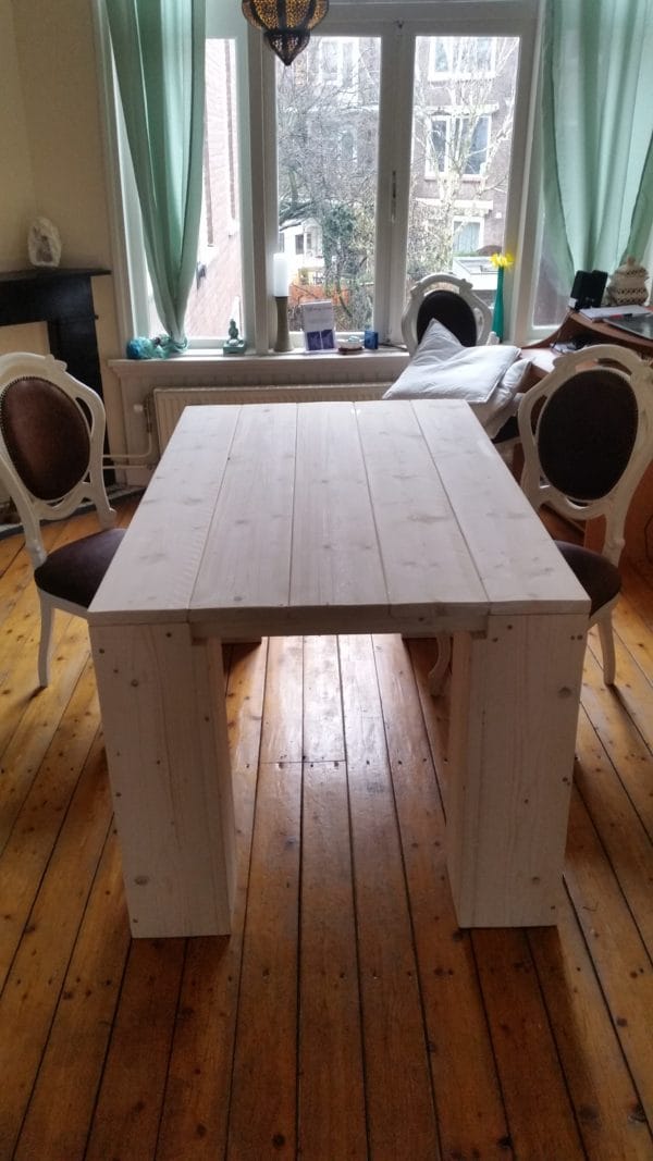 Eettafel BLOKPOOT - Enjoy Steigerhout - 2