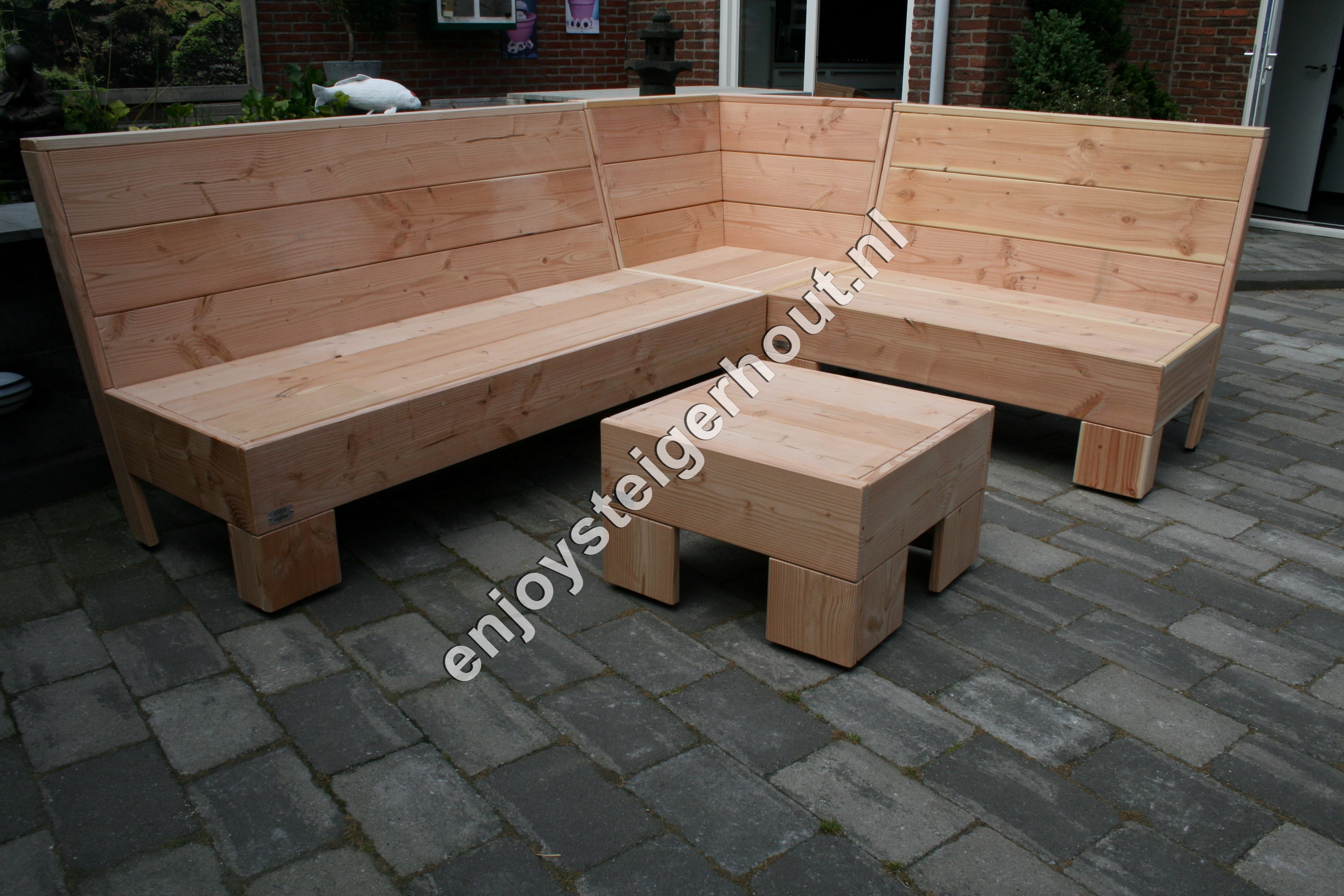 Loungebank SUMMER - Enjoy Steigerhout - 3