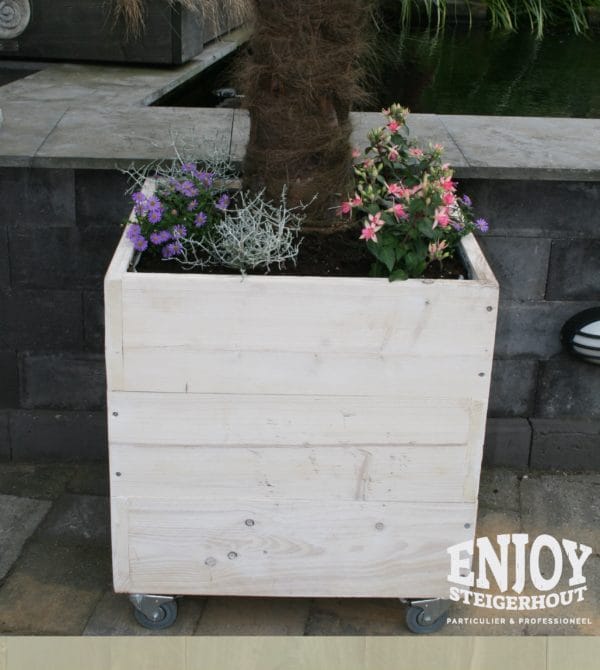 Enjoy Steigerhout - plantenbak 3