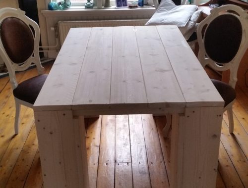Eettafel BLOKPOOT - Enjoy Steigerhout - 2