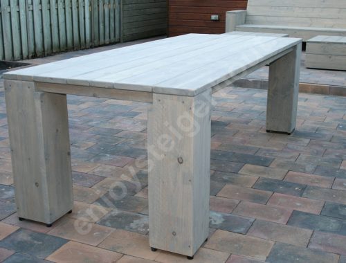 Eettafel BLOKPOOT - Enjoy Steigerhout - 3