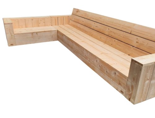 steigerhouten loungebank relax